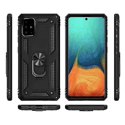 Панель BeCover Military для Samsung Galaxy A71 SM-A7160 Black (705750) - мініатюра 2