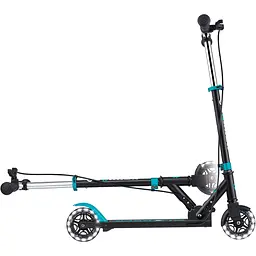 Самокат Globber Flow Element Junior Lights 50 кг чорно-бірюзовий (729-105) - мініатюра 4