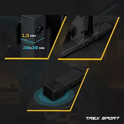 Стійка 3-рівнева для гантелей, грифів та гирь Trex Sport TX-075DR - мініатюра 16