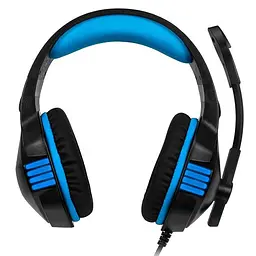 Дротова гарнітура Hunterspider Gaming with LED V3, USB, 3.5mm, 2.2m, black-blue - мініатюра 4