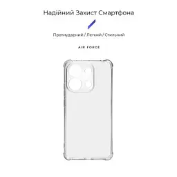 Чохол до мобільного телефона Armorstandart Air Force Xiaomi Redmi Note 13 4G Camera cover Transparent (ARM74703) - мініатюра 3