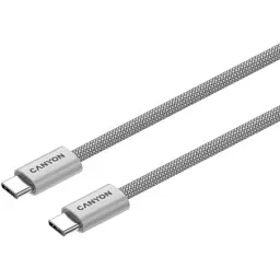 Дата кабель USB-C to USB-C 1.0m 60W Magnet Braided Light Grey Canyon (CND-CCMG60AB15LG) - мініатюра 5