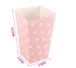 Коробка для фрі рожева 5.5×11.5 см 6 шт