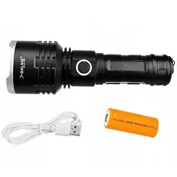 Ліхтар X-Balog BL-531-P90 1×26650 8800 мА·год USB / microUSB / 3хААА R3 функція павербанк - мініатюра 3