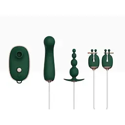 Набір секс-іграшок Qingnan Quartet Set 4 шт. зелений