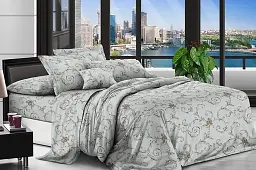 Комплект постільної білизни Tag Tekstil BR-2240 Двоспальний