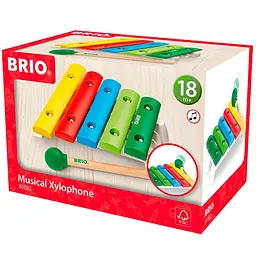 Детский музыкальный инструмент BRIO Ксилофон деревянный (30182)