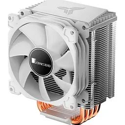 Кулер для процесора Jonsbo CR-1400 White (92mm/LGA115X/1200/1700, AMD AM4/AM5/4 тепл. трубки) (CR-1400 White) - мініатюра 3