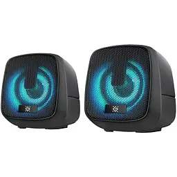 Акустична система 2.0 Defender J2, 6Вт, підсвітка, USB, чорна - мініатюра 2