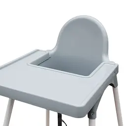 Стілець для годування IKEA ANTILOP зі стільницею Сіро-блакитний / Білий - мініатюра 3