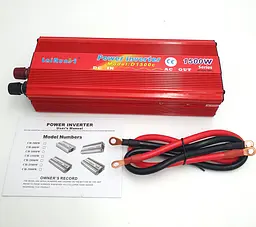 Автоінвертор 12 V-220 V перетворювач напруги 1500 W UKC AC/DC