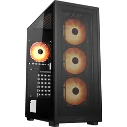 Корпус Cougar MX220 RGB, чорний, без БЖ, Mid Tower, для ATX / Micro ATX / Mini ITX, 1xType-C / 2xUSB 3.0, макс. CPU - 160 мм / VGA