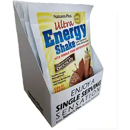 Замінник харчування NaturesPlus Chocolate Ultra Energy Shake смак шоколаду 264 г - мініатюра 3
