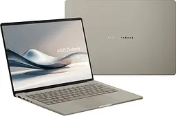 Ноутбук ASUS Zenbook A14 UX3407QA-QD305W 14 WUXGA OLED, Snapdragon X X1 26 100, 32GB, F1TB, UMA, Win11, Бежевий (90NB1501-M00F30) - мініатюра 4