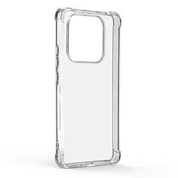 Прозрачный чехол для Xiaomi Redmi Note 14 5G с защитой камеры и усиленными бортами, тонкий, силиконовый, бесцветный, ударопрочный, противоударный бампер с закрытой камерой, ArmorStandart (ARM79700) - мініатюра 2