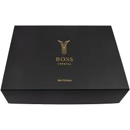 Подарунковий набір склянок Boss Crystal "Козаки" з золотими і срібними накладками - мініатюра 2