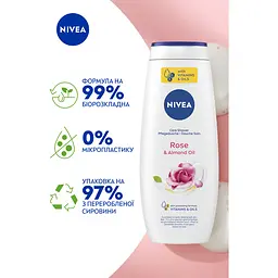 Гель-догляд для душу Nivea Троянда та мигдалева олія 500 мл - мініатюра 7