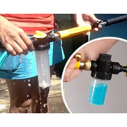 Міні миття високого тиску Вотер Зум насадка на шланг та пінник Water Zoom - мініатюра 5