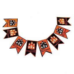 Гірлянда Будинок Happy Halloween - мініатюра 1