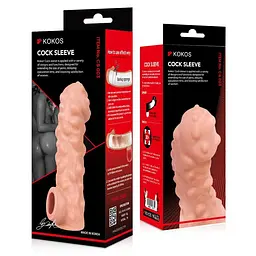 Насадка на член Kokos Cock Sleeve CS 003, S - мініатюра 10