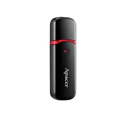 Флеш-накопичувач USB 64Gb AH333, Black, USB 2.0 (AP64GAH333B-1) Apacer teh0029142