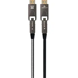 Кабель мультимедійний HDMI to HDMI A/D to A/D 30.0m V.2.0 4K 60Hz Optic (AOC) Cablexpert (CCAP-HDMIDD-AOC-30M)