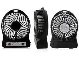 Портативний вентилятор на акумуляторі Portable Mini Fan акумуляторний міні вентилятор 18650 USB - мініатюра 3