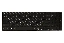Клавіатура для ноутбука DELL Inspiron 15: 3000, 5000 чорний, чорний фрейм