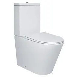 Унітаз-компакт Mixxus Bevel-0403-T3 640x360x835 мм, система змиву Tornado 3.0 MI6712, Білий