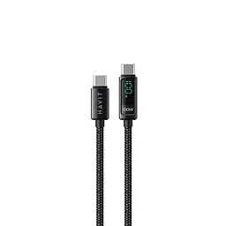 Кабель Type-C to Type-C HAVIT HV-CB6247 PD100W 5A 2м з LED екраном HAVIT (27870-000) - мініатюра 4