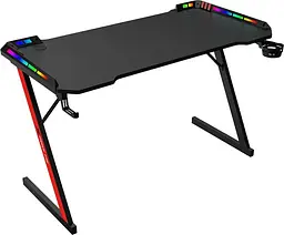Геймерський стіл Xtrike Me DK-05 Gaming Desk RGB Llight Black (DK-05)