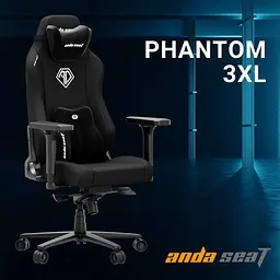 Крісло для геймерів Anda Seat Phantom 3 Size XL Fabric Dark Gray (AD18XL-52-GB-F-G01) - мініатюра 9