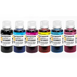 Комплект чорнила ColorWay Epson L800, 6x100 мл (CW-EU800SET01)