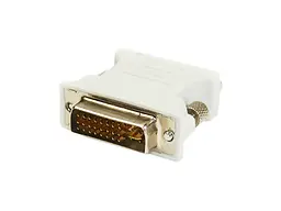 Адаптер PowerPlant DVI - VGA White (CA910298)