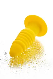 Анальна пробка ToDo Anal Vibro Plug Lancy 11 см (жовтий) - мініатюра 4