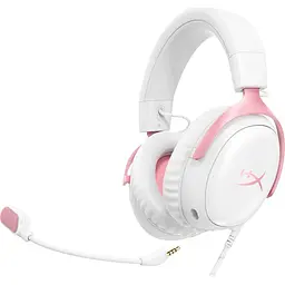 Ігрові навушники HyperX Cloud III White/Pink (9W1Q4AA) [155193] - мініатюра 2