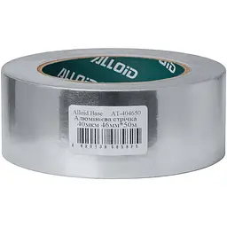 Скотч алюмінієвий Alloid Base 46 мм х 50 м 40 мкм (AT-404650)
