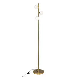 Торшер настільний Levistella 7529834-3 BRONZE, G9, 3 плафона, метал, скло, висота 182 см, сучасний стиль для дому