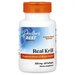 Масло криля (Krill oil) Real Krill 350 mg 60 жидких капсул Doctor's Best vit0005272