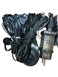 Вулична гірлянда сітка SunLamp 120 LED, 2x2 метри з пултом управління, ідеальна для саду та парків - мініатюра 3