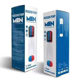 Автоматична вакуумна помпа Men Powerup Passion Enlargement system Red що перезаряджається 5 режимів - мініатюра 3