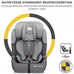 Автокрісло Kinderkraft Comfort Up i-Size Grey - мініатюра 9
