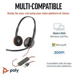 Навушники Poly Blackwire 3220 USB-A/C (8X228AA) - мініатюра 5