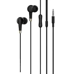 Навушники Hoco M58 Amazing universal earphones with mic чорні - мініатюра 3