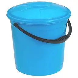 Відро пластикове R-PLASTIC харчове 10л з кришкою блакитне