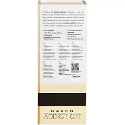 Фалоімітатор Addiction Naked - 9 silicone Dual Density Bendable Dildo Vanilla - мініатюра 10