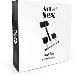 Фіксатор для рук та шиї Art of Sex - Trust me, колір чорний - мініатюра 4