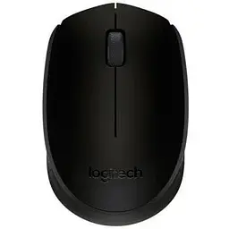Миша Logitech B170 чорний USB бездротова оптична 800 dpi 3 кнопки 1xAA (910-004798)