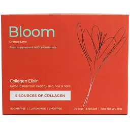 Колагеновий еліксир Bloom 30 порцій Апельсин-лайм для активного довголіття
