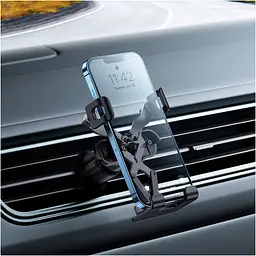 Універсальний автотримач Baseus Stable Gravitational Car Mount Lite (Air Outlet Version) (SUWX010001) - мініатюра 10
